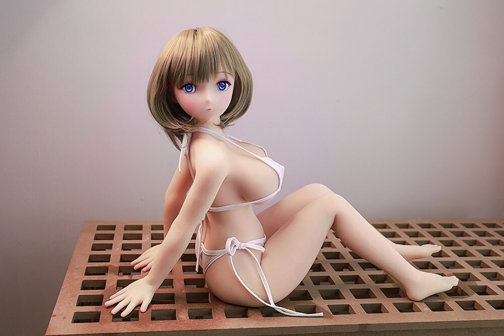 US Stock Anime TPE Sexy Doll Big Breast 2.62FT/80cm Natural