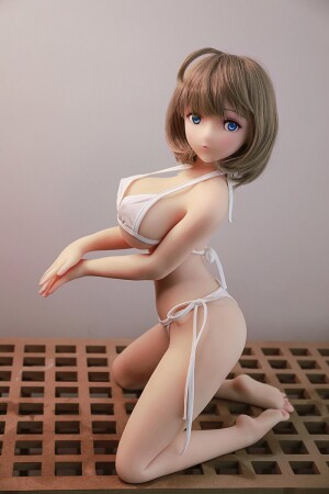 US Stock Anime TPE Sexy Doll Big Breast 2.62FT/80cm Natural